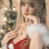Fudoll 小北 #J032 165cm Fカップ フルシリコン 顎機能付き 超柔らかい＆スーパー軽量化 サンタガール 美人 ラブドール - 画像 (2)