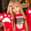 Shedoll Luoyi(洛伊) 145cm Gカップ シリコンヘッド+TPEボディ 顎機能追加可 童顔巨乳 サンタガール 可愛い ラブドール - 画像 (4)