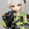 GUAVADOLL アンビー DM02 145cm Dカップ ノーマル肌 手描きメイク ビニール製のヘッド カッコイイ ラブドール - 画像 (3)