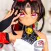 GUAVADOLL 猫又 DM02 143cm Cカップ ブラウン肌 デカールメイク ビニール製のヘッド 獣耳娘 アニメドール