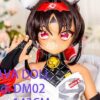 GUAVADOLL 猫又 DM02 143cm Cカップ ブラウン肌 デカールメイク ビニール製のヘッド 獣耳娘 アニメドール - 画像 (5)