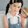 AXBDOLL 情美 110cm Aカップ AGB10 ノーマル肌 シリコンヘッド+TPEボディ ラブドール 可愛い - 画像 (4)