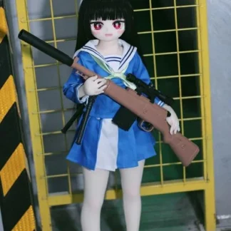 MOZU 美游 85cm 小胸 6kg 肌色＆瞳色＆ウィッグ＆メイク＆衣装は画像と同じ ビニールヘッド+tpeボディ ラブドール