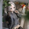 MOZU 蓮児 85cm 小胸 6kg 肌色＆瞳色＆ウィッグ＆メイク＆衣装は画像と同じ ビニールヘッド+tpeボディ 2次元リアルドール