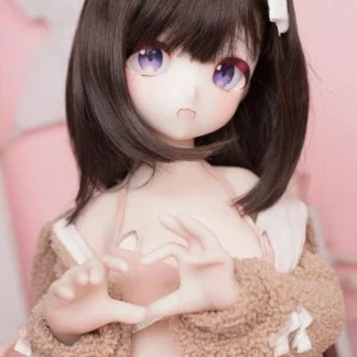MOZU 萌芽 85cm 大胸 6kg 画像通りの仕様 ビニールヘッド+tpeボディラブドール 能天気な熊ちゃん