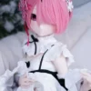 MOZU ラムちゃん 85cm 小胸 6kg 画像通りの仕様 ビニールヘッド+tpeボディ メイド服 姉系 癒し系 ラブドール - 画像 (3)