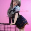 PipeDream 津恵 100cm Aカップ れんたい耳 ノーマル肌 フルシリコンドール 可愛い 1穴使用可 - 画像 (2)