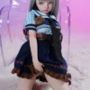 PipeDream 津恵 100cm Aカップ れんたい耳 ノーマル肌 フルシリコンドール 可愛い 1穴使用可 - 画像 (4)